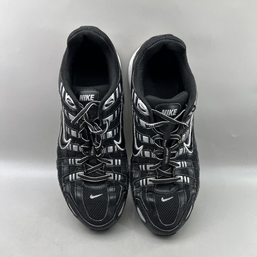 Nike P-6000 Running Shoes Men Size 9.5 Black White Mesh Comfort Cushion Sneakers - Picture 5 of 9